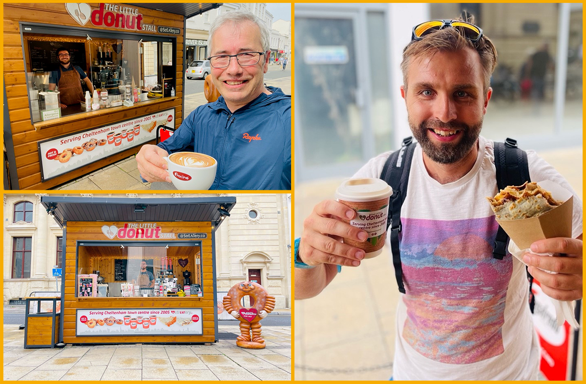 The Little Donut Stall on Cheltenham High Street